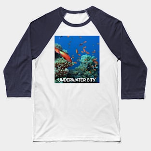 Red Sea Coral Reef Baseball T-Shirt